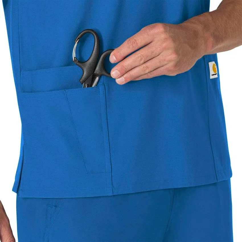 Unisex Force Essentials Μπλούζα Χειρουργικής με V-Neck και 6 Τσέπες
