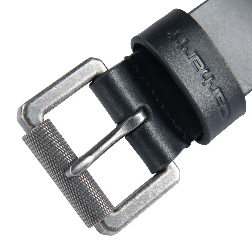 Ζώνη με κυλινδρική αγκράφα από δέρμα ιππασίας